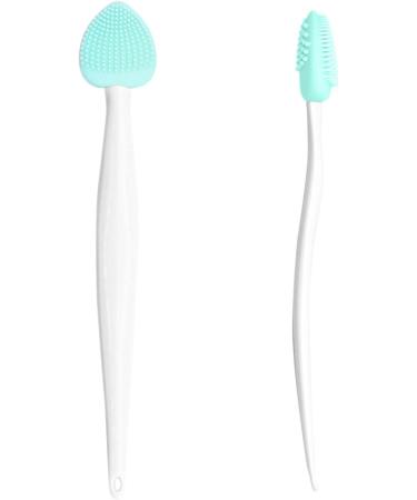 Silicone Face Wash Brush - Face Scrubber Handheld Double-Sided Skincare Remover Tool - Blackhead Brush Face Wash Brush Portable Nose Scubber for SPA Center Shakven C Blue - Buy Online on GoSupps.com
