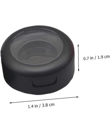 FRCOLOR 10 Sets Boxes Eye Shadow Box Travel Containers for Creams Eye Shade Face Cream Container Portable Eyeshadow Container Empty Eyeshadow Organizer Mini Lotion 3.8X3.8X1.9CM Black 1 - Buy Online on GoSupps.com