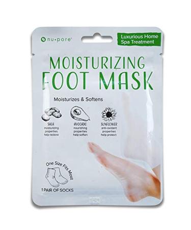Nu-Pore Moisturizing Foot Mask 1 Pair