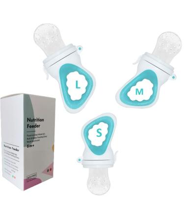 WM Maximus Baby Fruit & Meal Pacifier - Soft Silicone Dental Bag for 3-24 Month Olds (3-Pack) - 2023 Upgraded Blue & Pink Oval Shapes - Buy Online on GoSupps.com