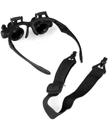 10X15X 20X 25X 4 Group Lens Double Glasses Head-Mounted LED Magnifier Combination Packages Good Times - Buy Online on GoSupps.com