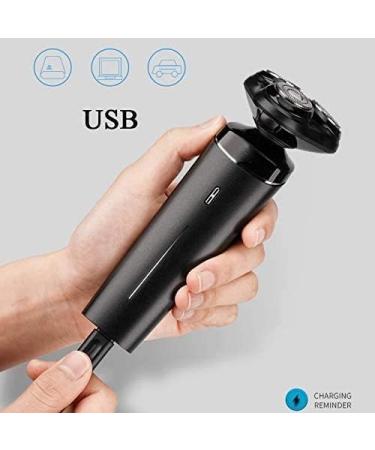 GeRRiT Electric Razor for Men - Rechargeable Cordless Shaver IPX7 Waterproof 4-in-1 Rotary Beard & Mustache Trimmer USB Charging - Best Face Shavers for Smooth Shaving - Buy Online on GoSupps.com