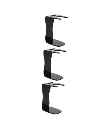 Magiclulu 3st shaving rack shaving brush stands shaving brush holder clothes hanger clothes rack shaving brushes shaving brushes shaving brush organizer earth-colored brush holder bracket holder