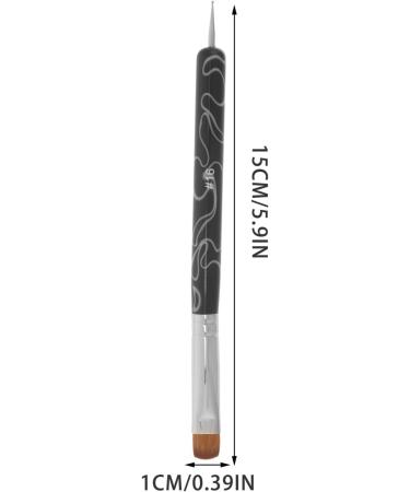 FOMIYES Nail Art Pen Nail Brush Double Head Nail Polish Brush Nail Dotting Pen Home Salon Nail Pen - Buy Online on GoSupps.com