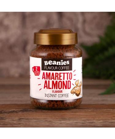 Beanies The Flavour Co Beanies Amaretto Almond Flavored Coffee Pot 50g