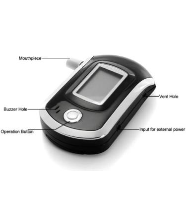 Digital Alcohol Breath Tester - Portable Breathalyzer for Accurate Results - Buy Online on GoSupps.com