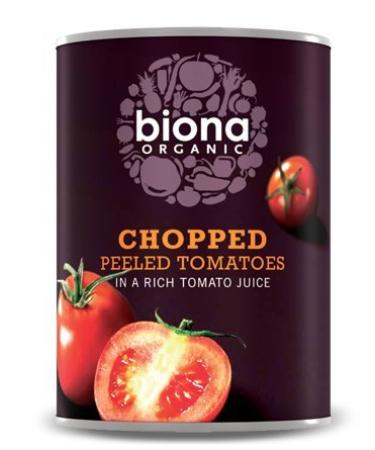 Biona Biona Pack of 10 Organic Peeled Tomatoes 400g