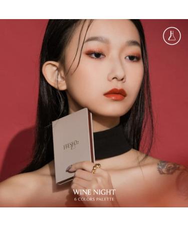 FreshO2 Ripened Collection Eyeshadow Palette - 6 Pigmented Wine Tone Colors | Vegan & Cruelty-Free | Velvety Texture | Made in Taiwan - Buy Online on GoSupps.com