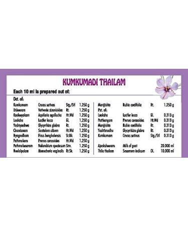 Nagarjuna Kumkumadi Thailam 25ml - Premium Ayurvedic Skincare Oil for Glowing Skin | International Shipping Available - Buy Online on GoSupps.com