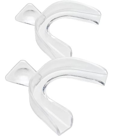 Teeth Whitening Trays - Moldable Custom Fit Mouth Guard | Extra Comfortable 1 Size Fits All + 2 Travel Cases - Buy Online on GoSupps.com