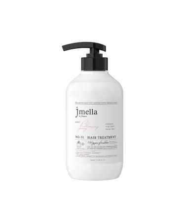 jmella IN FRANCE Blooming Peony Conditioner 16.9 fl oz. with luxury frangrance- Chemical free -17 types of amino acid complex-Made by French Perfumer Blooming Peony Treatment 16.9 Fl Oz (Pack of 1)