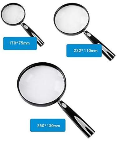 Magnifier HD Illuminated Magnifying Glass Handheld Light Source LED Jade Antique Jewelry Identification - Buy Online on GoSupps.com