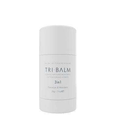 | Tri-Balm Stick 3 in 1 Facial Balm | Facial Cleanser Facial Exfoliant & Facial Moisturizer 3 in 1 Face Care Balm Stick | All Natural Skin Care (20 g | 0.7 Oz) 0.71 Ounce