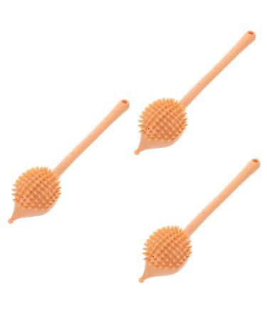 Gleavi 3st hammer neck massage device body massage device shoulder massage device Neck-shoulder massager pin. Handing tools Massage supply The shoulder TPR soft glue 31x6.5x4cmx3pcs Gelbx3st
