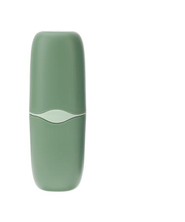 Digjobk toothbrush holder toothpaste cup camping box toothbrush cover protection gurgl washing gauge storage washable for travel (color: green) 20*6.5 Green