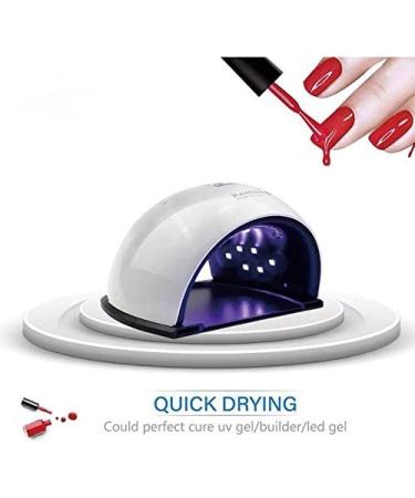 Professional UV/LED Nail Lamp 2in1 Nail Dryer Machine 48W Nail Light with 3 Timer Setting Salon Quality Gel Lamp for Curing Toe Nails and Finger Nails - Buy Online on GoSupps.com