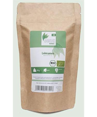 SENA-Herbal Bio Whole Linseed (50g) | Premium Quality Nutrient-Rich Superfood for Health & Wellness - Shop Internationally! - Buy Online on GoSupps.com