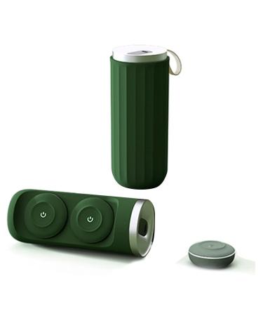 Lanlousy Smart Moxibustion Box Smokeless Moxibustion Fumigation Device Acupuncture Massages Personal Care for Home Green