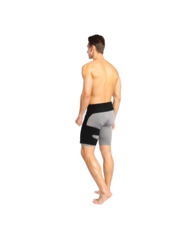 Milltrip Groin Braces for Pulled Groin & Thigh Compression - Support Sleeve for Hamstring Sprains & Sciatica Pain | Men & Women - Buy Online on GoSupps.com