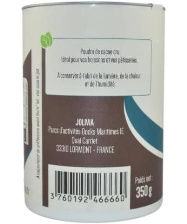 Organic Raw Cocoa Powder - 350g | Powder Size | Vegan | Made in France - Buy Online on GoSupps.com