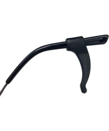 NORHOR 6 Pairs Anti-Slip Ear Hook Grip Glasses Accessories Ear Hook Eyeglass Temple Tip for Sunglasses and Glasses (Black) - Buy Online on GoSupps.com