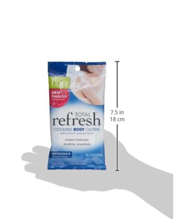 Ban Total Refresh Cooling Body Cloths - Invigorate 10 Pack | Refreshing & Soothing Body Wipes for All-Day Comfort - Buy Online on GoSupps.com