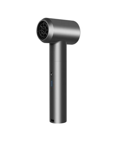 Cordless Hair Dryer 400W DC Rechargeable Hair Dryer with Cold Wind and Hot Air Suitable for Indoor Outdoor Camping Tourism (B-fine Version)
