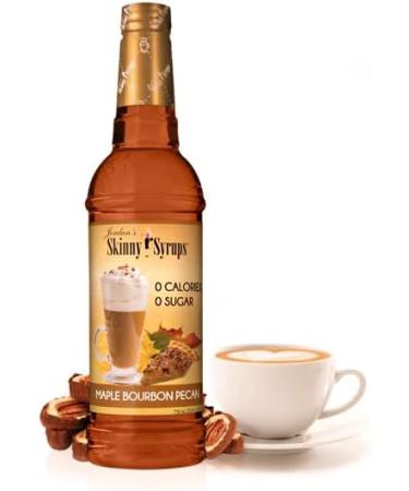 Jordan's Skinny Syrups Sugar Free Caramel Pecan & Maple Bourbon Pecan Coffee Syrup Combo Pack | Keto-Friendly | 0 Calories | 0 Sugar | 0 Carbs | 750ml each Bottle - Buy Online on GoSupps.com