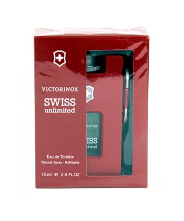 Swiss Unlimited By Victorinox For Men's Eau De Toilette 2.5 fl oz 75 ml - Buy Online on GoSupps.com
