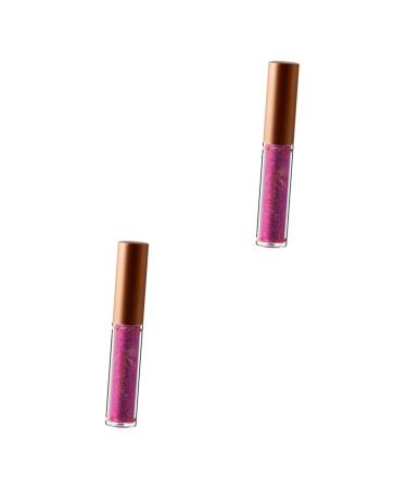 Healvian 2pcs Colorful Eyeliner Pen Glow Liquid Eyeliner Shimmer Eyeshadow Pearlescent Liquid Eyeliner