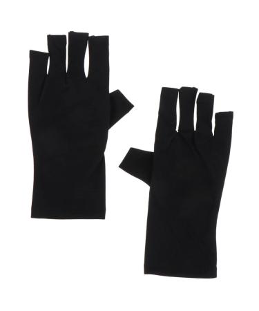 FOMIYES 5 Pairs Nail Gloves Gloves for Gel Manicure Sun Gloves for Women UV Hand Protection Gloves for Nails Fingerless Driving Gloves Nail Polish Short Women's Polyester - Buy Online on GoSupps.com