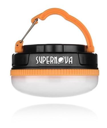 Supernova Halo 150 Extreme LED Camping and Emergency Lantern - The Brightest Most Versatile Tent Light Available - Backpacking - Hiking - Auto - Home - College - Batteries Included Cadmium Orange