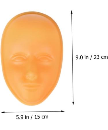  Didiseaon Didiseaon 2Pcs Eyebrow Base Fake Skin Head Eyebrow Eyeline Lip Model Pad For Practice Training Skin Makeup Practical Head Silica Gel 5D Human Body Skin - Buy Online on GoSupps.com