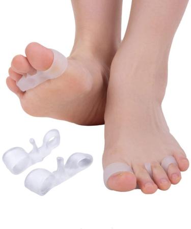 Silicone Toe Spacers - 5 Pack for Yoga, Bunion Relief, and Overlapping Toes | Toe Separator Gel Stretchers for Pain Relief and Corrective Alignment - Color B, Size AB - Buy Online on GoSupps.com