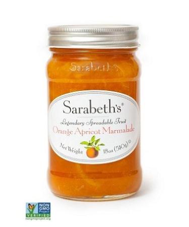 Sarabeth's Legendary Orange-Apricot Marmalade - 18 oz (Pack of 2) | Exquisite Fruit Spread | 1.12 lb Total - Buy Online on GoSupps.com