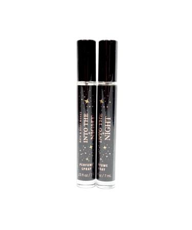 2 Mini Perfume Spray 0.23 Fluid Ounce perfume into the night bath body