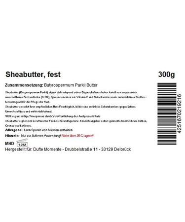 Fragrant Moments 100% Pure Shea Butter 300g | Naturally Refined for Ultimate Moisturization - Buy Online on GoSupps.com