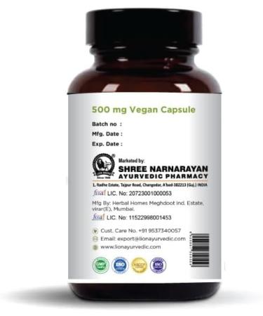 Lion Wellness Tulsi Herbal Supplement Capsules Organic and Vegan 3.5 Oz - Buy Online on GoSupps.com