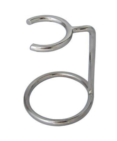 Chrome Shaving Brush Stand from Super Safety Razors, Prolong Shave Brush Life with This Stand by Drying with The Bristles Facing Down
