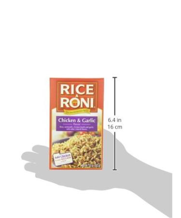 Rice-A-Roni Chicken & Garlic 5.9oz Boxes (12 Pack) - Delicious and Convenient Rice Mix - Buy Online on GoSupps.com