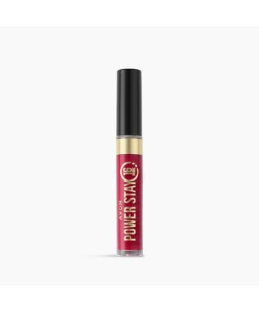 Avon AVON Power Stay Lip Tint Resilient Red | Long-lasting intense lip stain for up to 16 hours | Long-lasting comfortable lipstick with lightweight formula | 5 ml