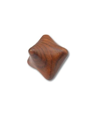 Massage cube | Polished hardwood | 1 piece