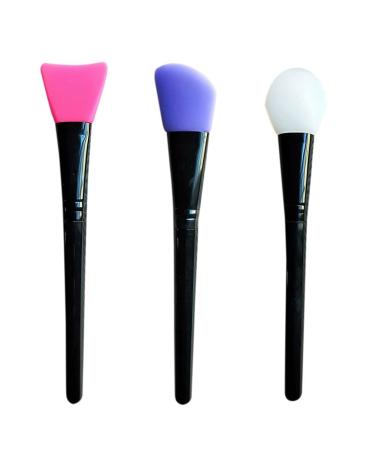 3 pieces of silicone face mask brush mask masked beauty tool soft silicone face masking applicator brush hairless body lotion and body butter Applicator tools