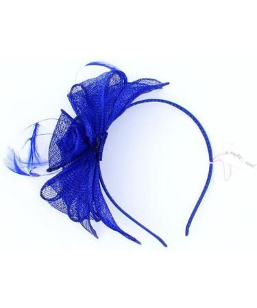 Royal Blue Headband Aliceband Hat Fascinator Wedding Ladies Day Race Royal Ascot - Buy Online on GoSupps.com