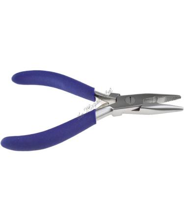 5" Professional Hair Extension Stainless Steel Multifunctional Plier for Bond Removal & Fitting Tool Blue Grip - Buy Online on GoSupps.com