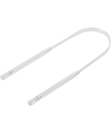 304 Stainless Steel Tongue Cleaner - Premium Oral Hygiene Tool | Dental Care Scraper (Silver) - Shop Internationally - Buy Online on GoSupps.com