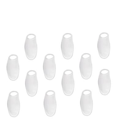Hemoton 6 Pairs Splitter Silicone Bunion Splint Bunion Hammer Silicone Gel Hammer Tool Stand Overlapping Foot Valgus Protector Foot Splitter