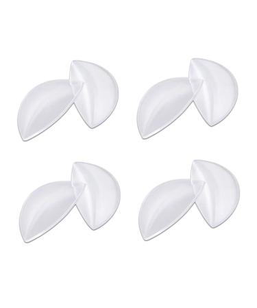 4 Pairs Gel Arch Support Insoles High Heel Cushion Insert Non Slip Inner Shoe Gel Pads Ball of Foot Cushion Pads for Rapid Foot Care Tools