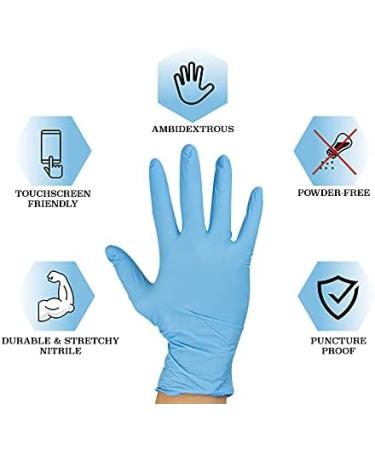 PENTAGON 1000/Box Small Nitrile Exam Gloves - Powder Free, Latex Free | Safety Equipment - Buy Online on GoSupps.com
