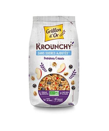 Grillon D'Or - Krounchy Apples and Blackcurrants 450G - Sold per unit